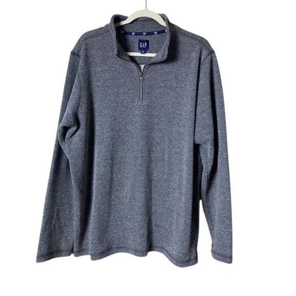 Gap Men’s Henley Sweater Size XL Zip Preppy Cozy Lightweight Minimalist … - Picture 1 of 6